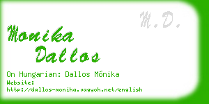 monika dallos business card